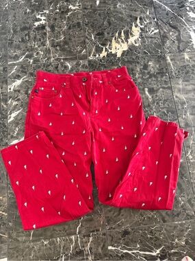 Vintage Lauren Ralph Lauren petite cotton sailboat pants